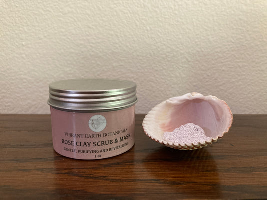 Rose Clay Scrub & Mask